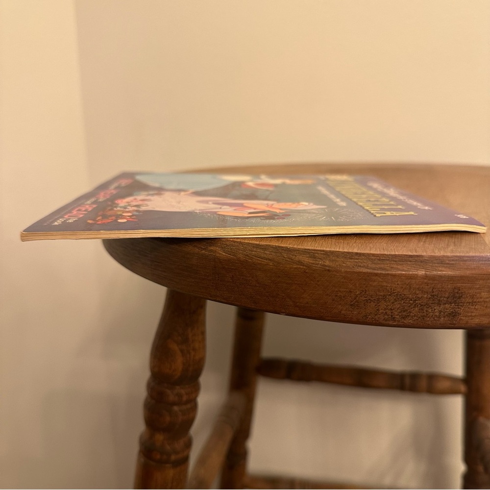 SOLD- Vintage 1977 Disney CINDERELLA Read Along Book Record 33 1/3 RPM See Hear - Picture 9 of 14